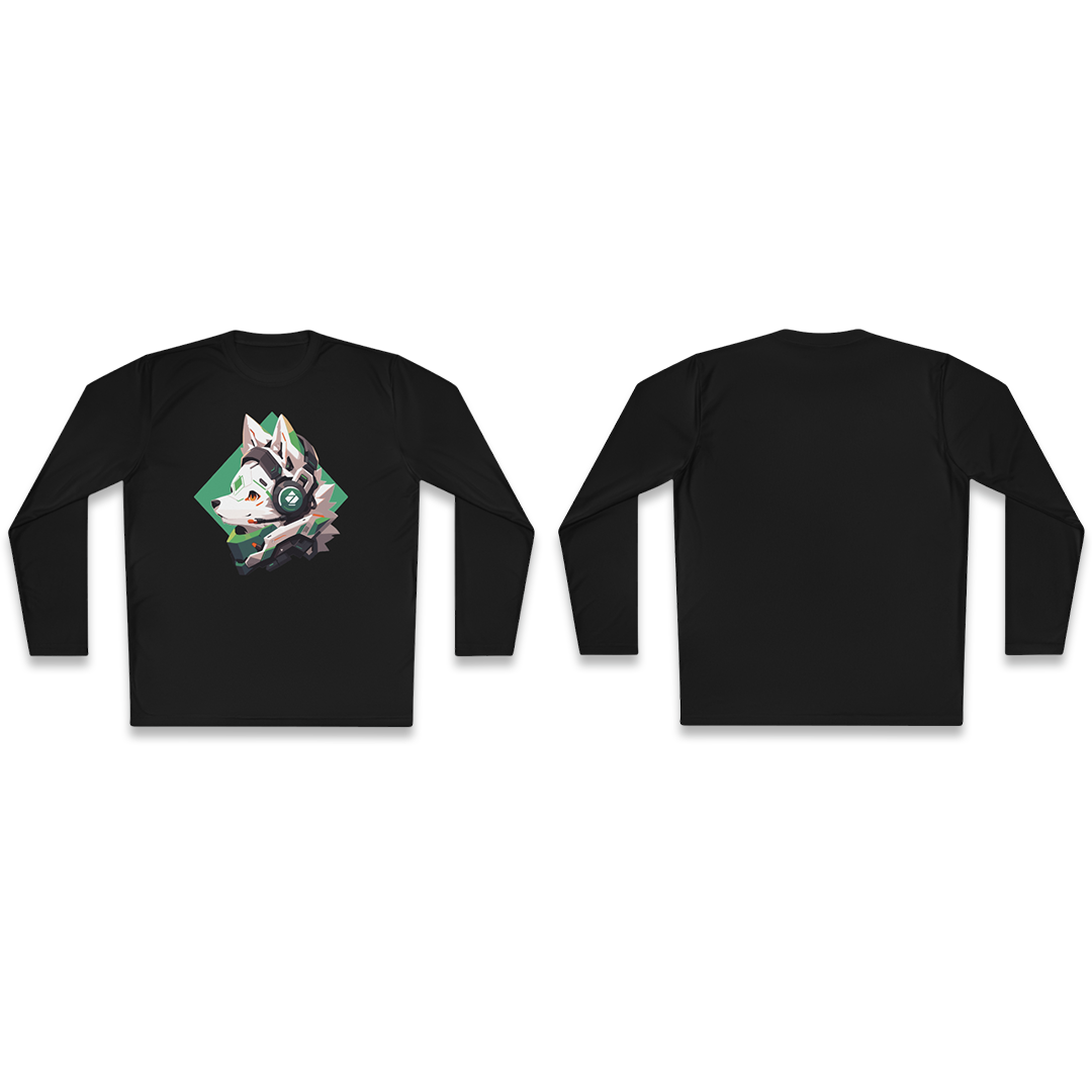 100%纯棉长袖T恤 | Mascot-Dog-011 