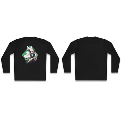 100% Cotton Long Sleeve Tee | Mascot-Dog-011