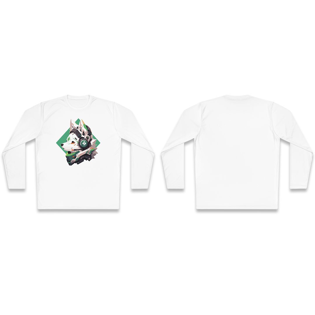 100% Cotton Long Sleeve Tee | Mascot-Dog-011