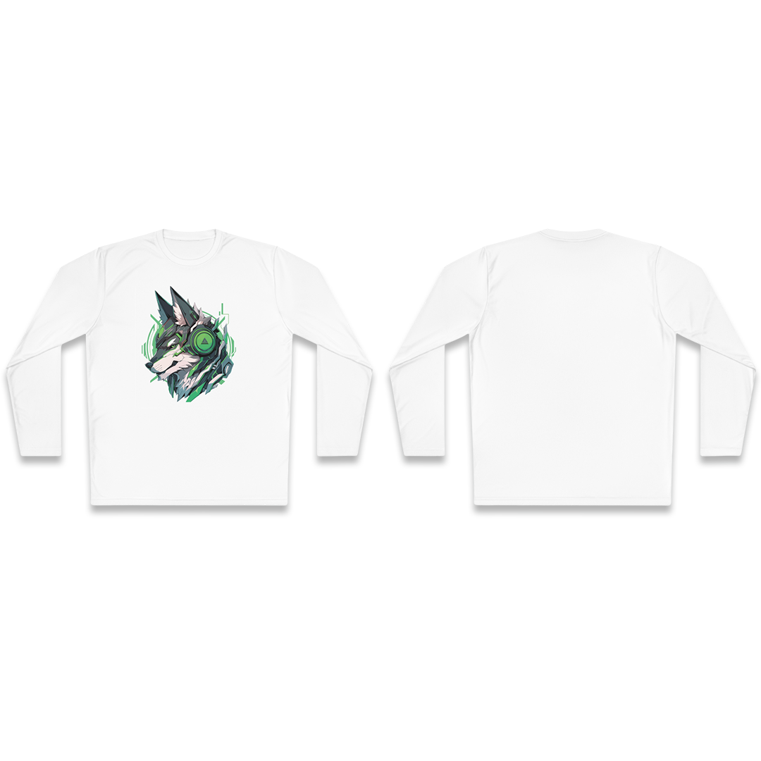 100% Cotton Long Sleeve Tee | Mascot-Dog-012