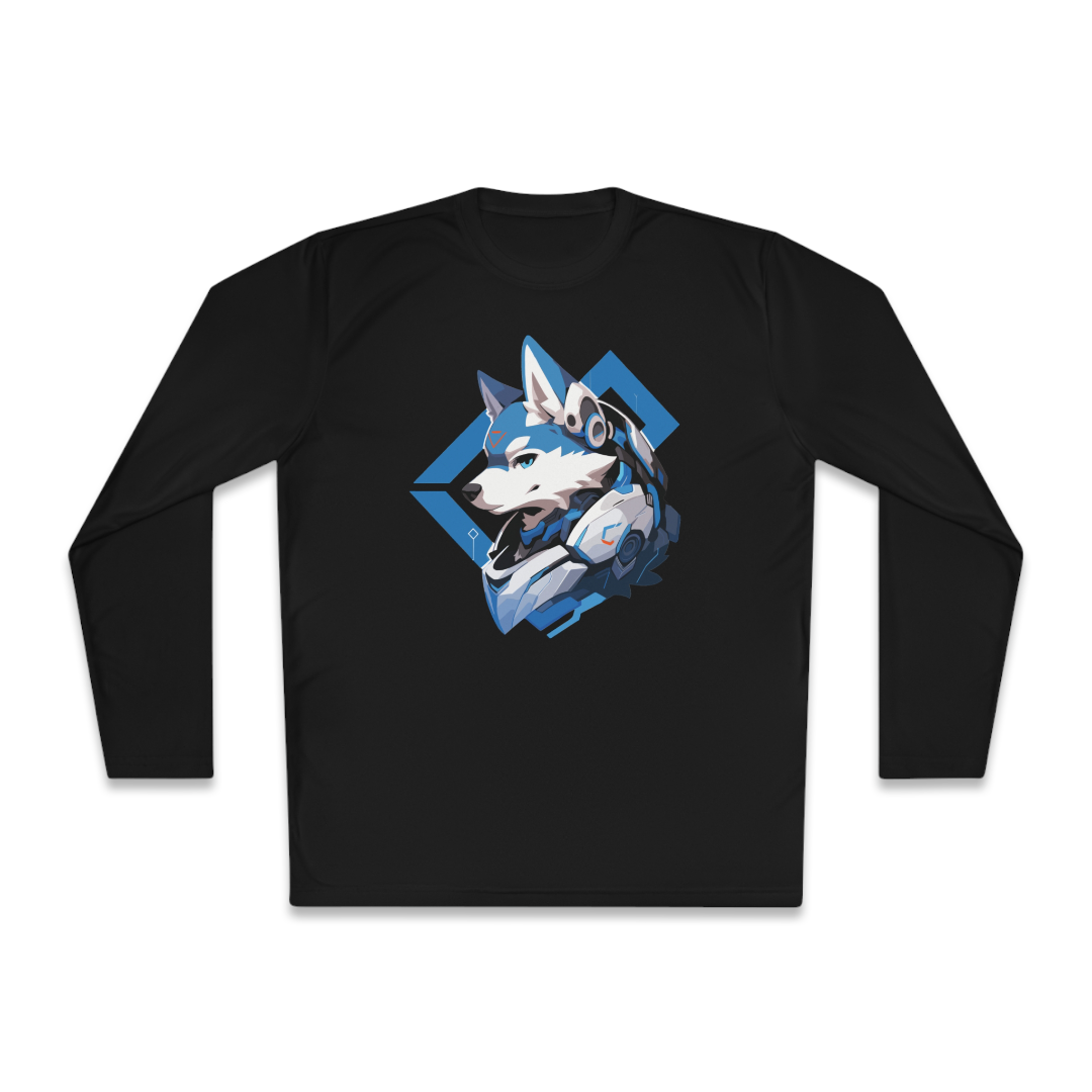 100% Cotton Long Sleeve Tee | Mascot-Dog-013