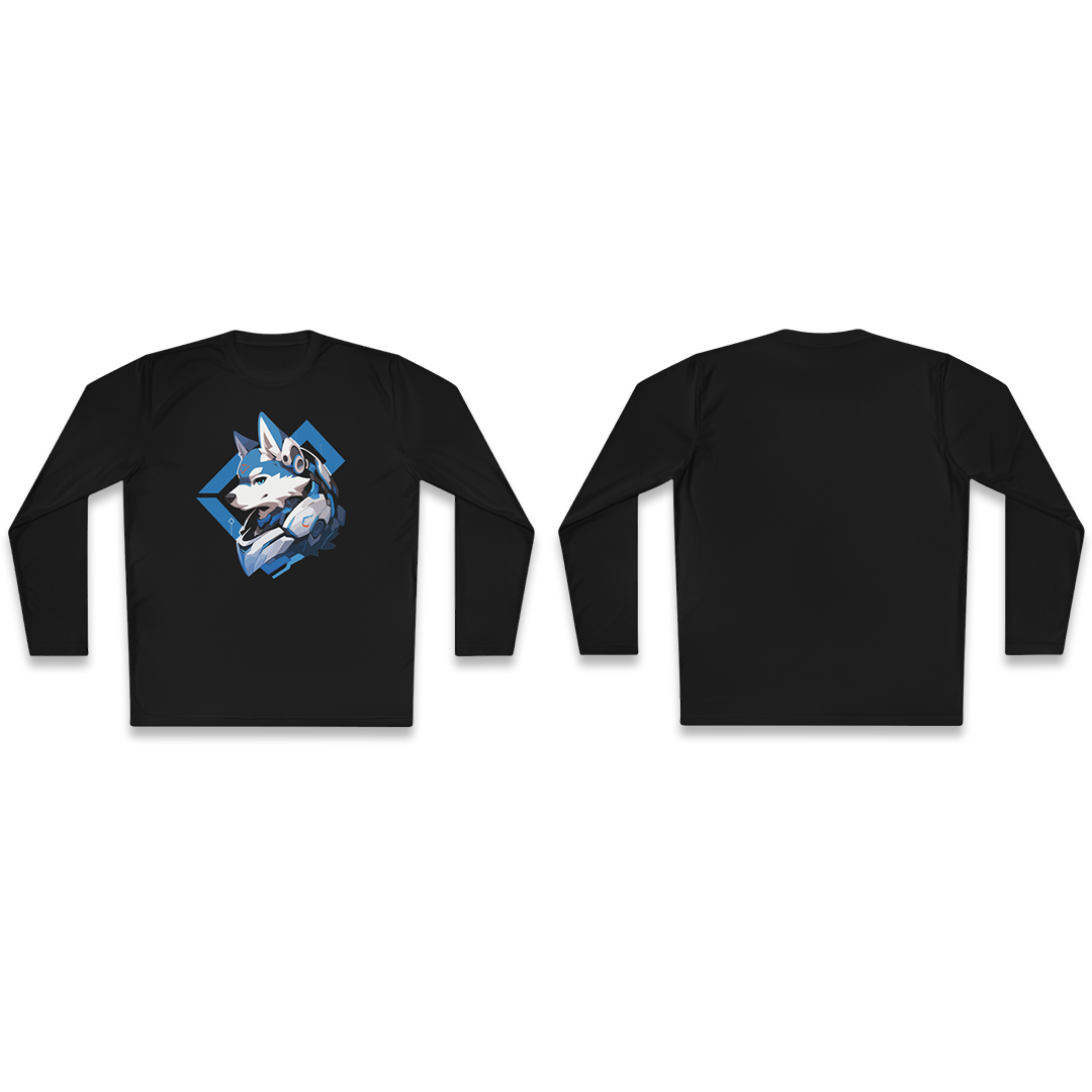 100% Cotton Long Sleeve Tee | Mascot-Dog-013