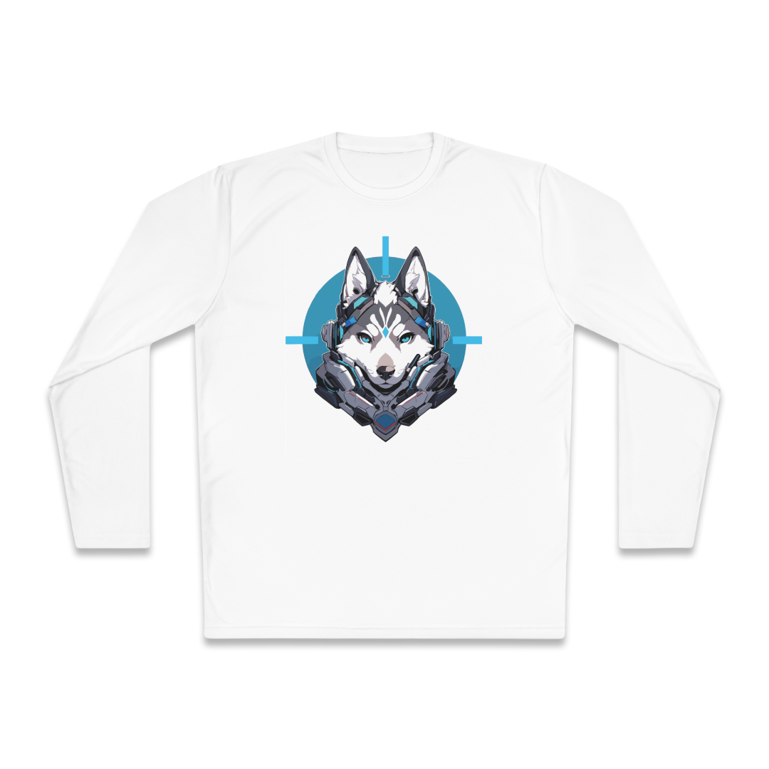 100% Cotton Long Sleeve Tee | Mascot-Dog-014