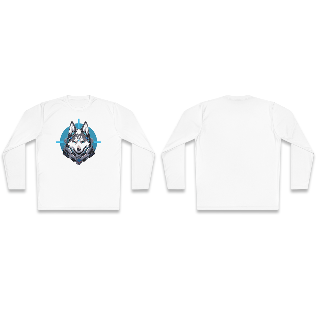 100% Cotton Long Sleeve Tee | Mascot-Dog-014