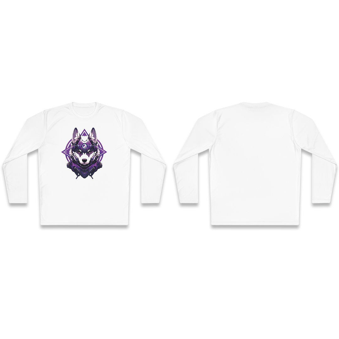 100% Cotton Long Sleeve Tee | Mascot-Dog-016