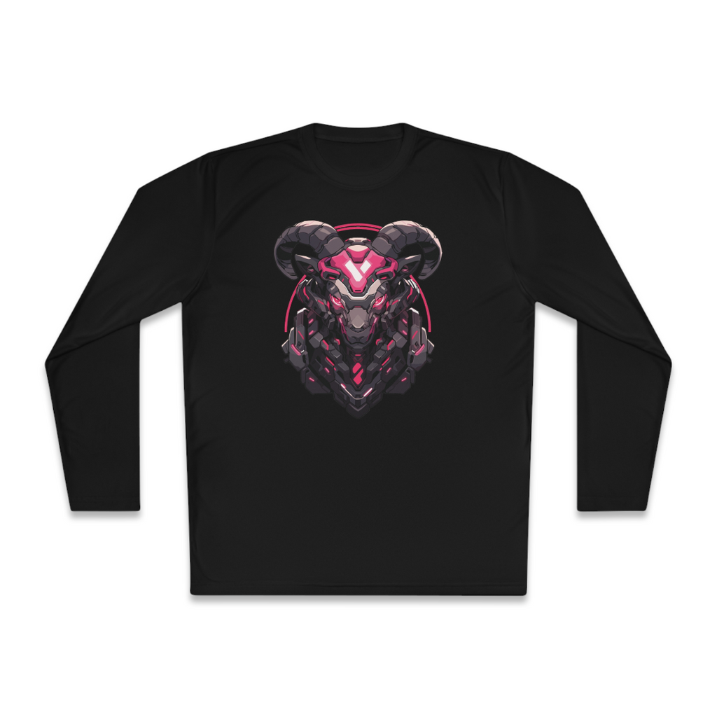 100%纯棉长袖T恤 | Mascot-Goat-001 