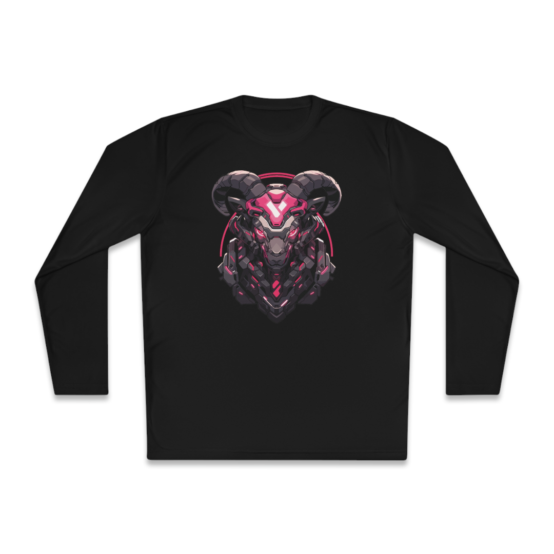 100%纯棉长袖T恤 | Mascot-Goat-001 
