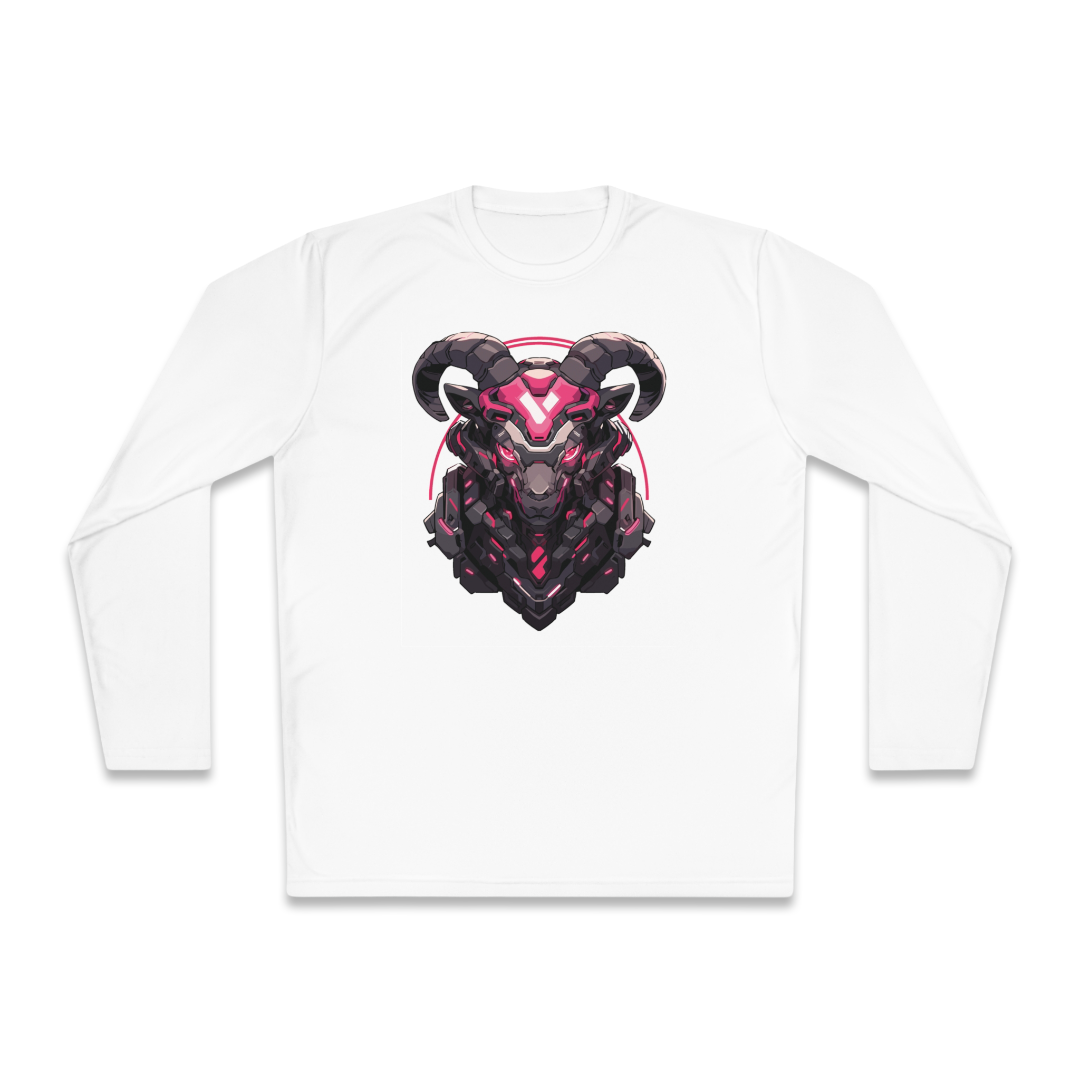 100%纯棉长袖T恤 | Mascot-Goat-001 