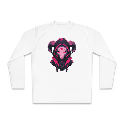 100% Cotton Long Sleeve Tee | Mascot-Goat-002