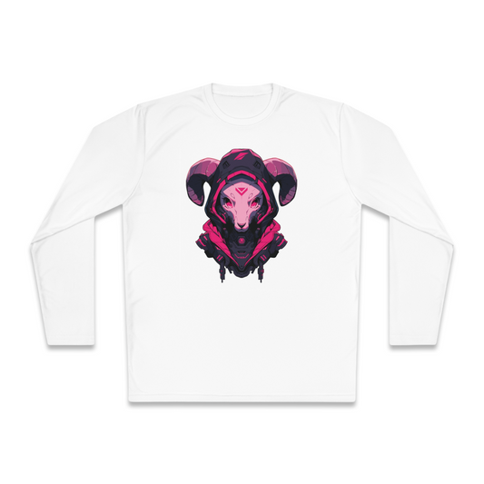 100% Cotton Long Sleeve Tee | Mascot-Goat-002