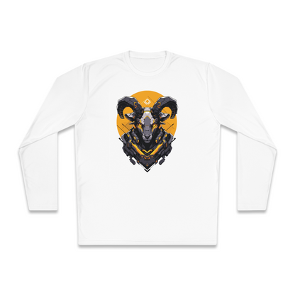 100% Cotton Long Sleeve Tee | Mascot-Goat-003