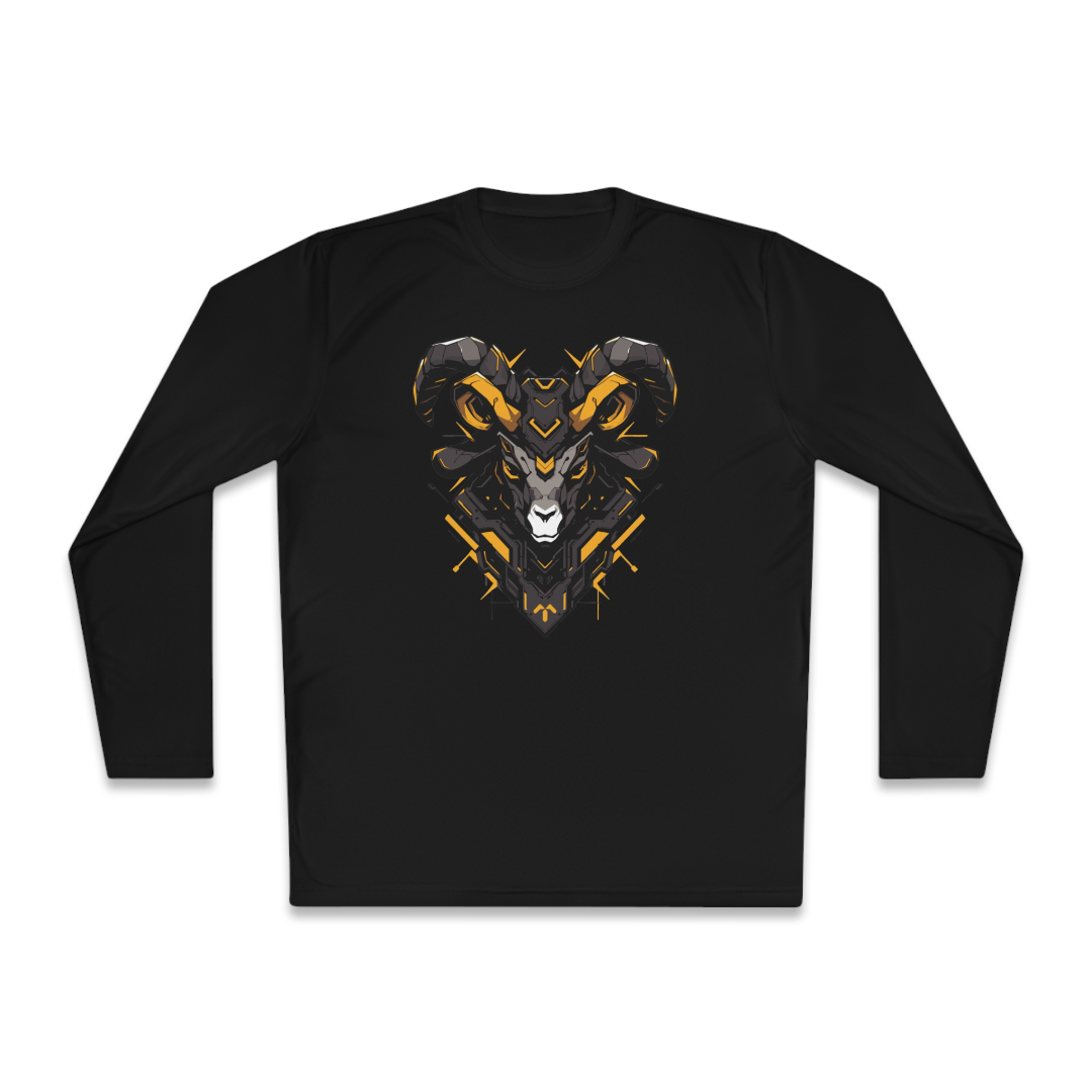 100%纯棉长袖T恤 | Mascot-Goat-004 