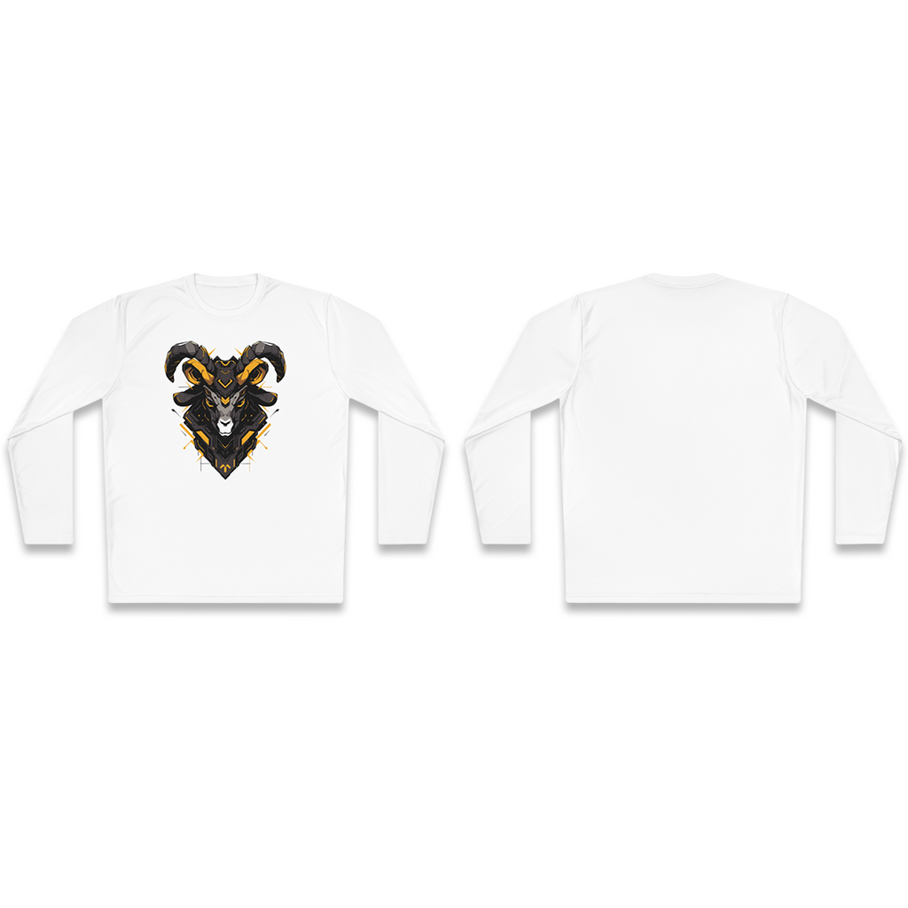 100% Cotton Long Sleeve Tee | Mascot-Goat-004