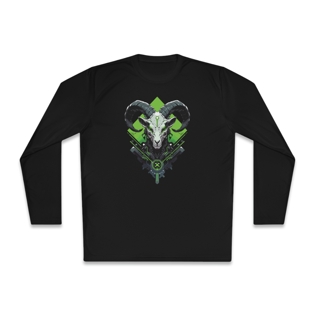 100%纯棉长袖T恤 | Mascot-Goat-006 