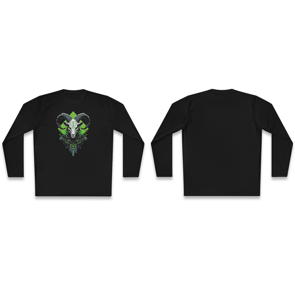 100%纯棉长袖T恤 | Mascot-Goat-006 