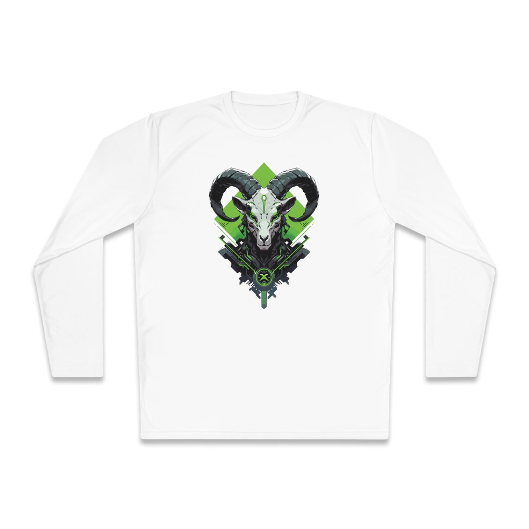 100%纯棉长袖T恤 | Mascot-Goat-006 