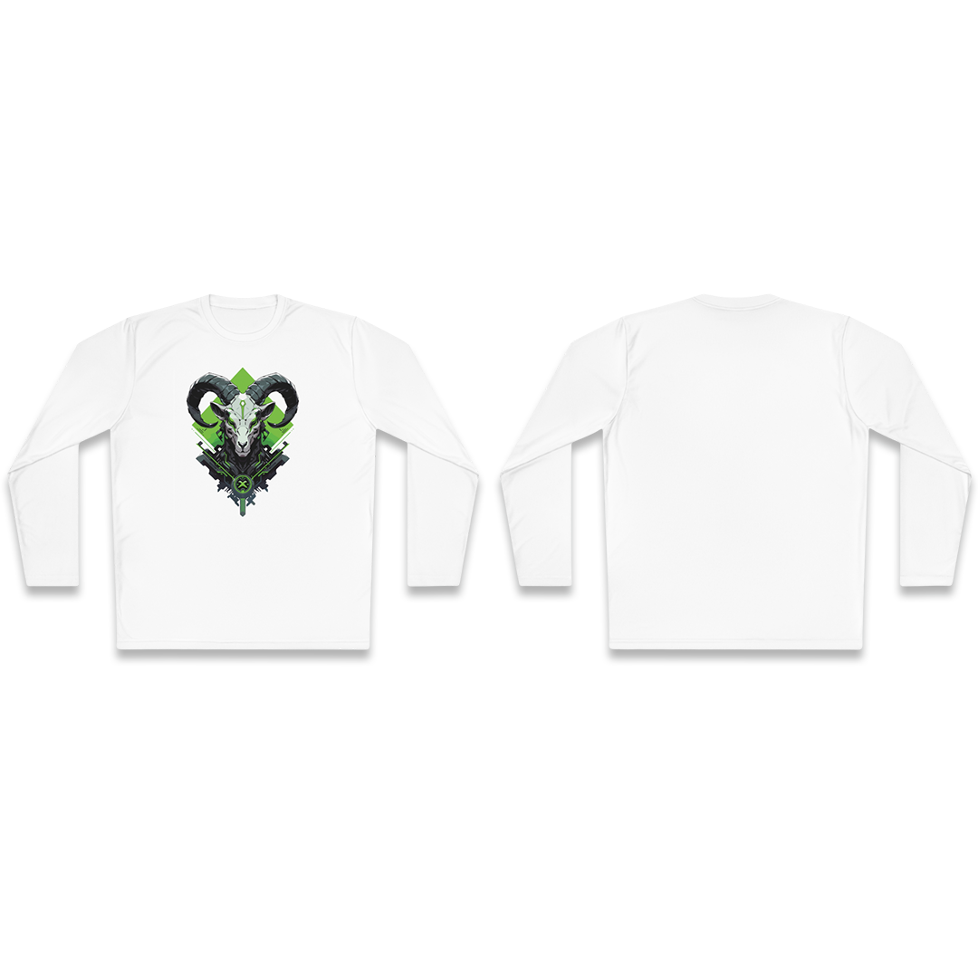 100%纯棉长袖T恤 | Mascot-Goat-006 