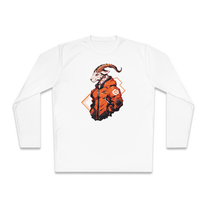 100% Cotton Long Sleeve Tee | Mascot-Goat-007