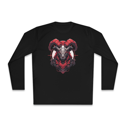 100% Cotton Long Sleeve Tee | Mascot-Goat-009