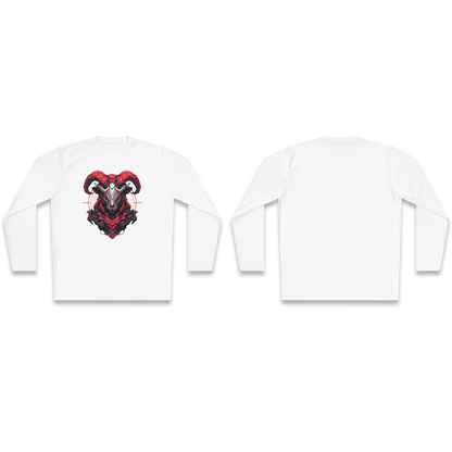 100% Cotton Long Sleeve Tee | Mascot-Goat-009