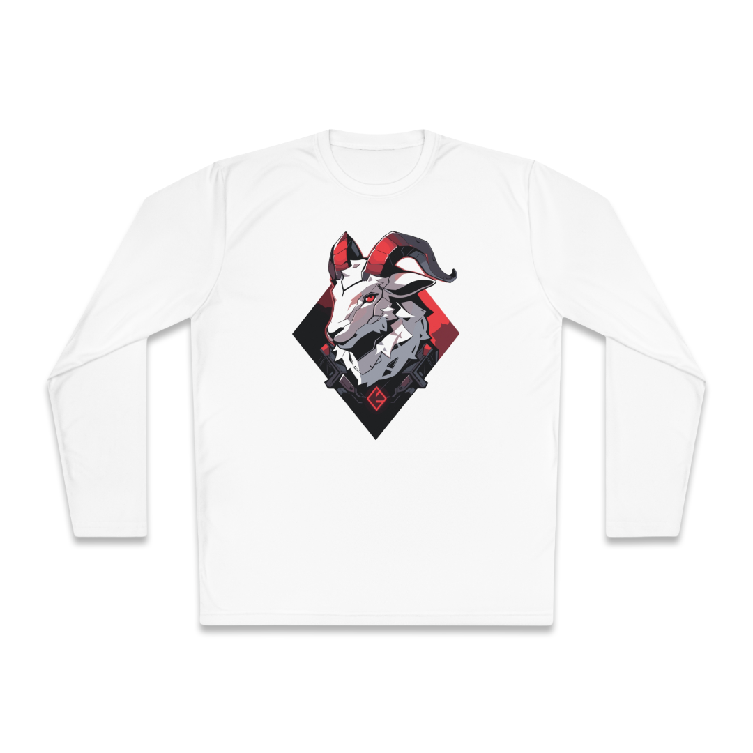 100%纯棉长袖T恤 | Mascot-Goat-010 