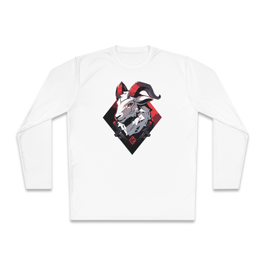 100% Cotton Long Sleeve Tee | Mascot-Goat-010