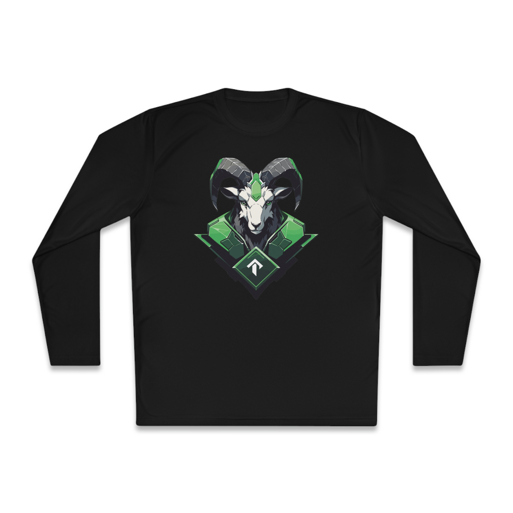 100%纯棉长袖T恤 | Mascot-Goat-011 