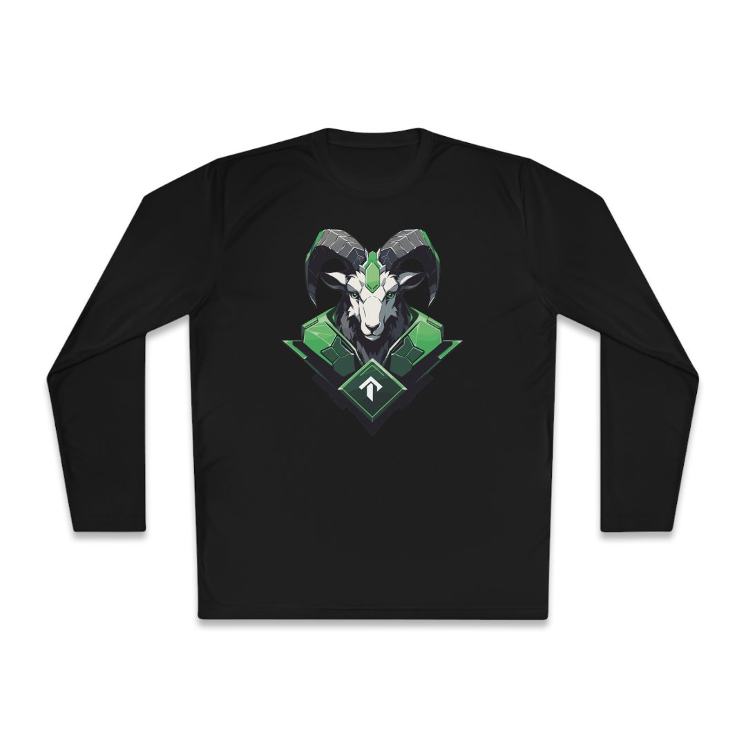 100%纯棉长袖T恤 | Mascot-Goat-011 