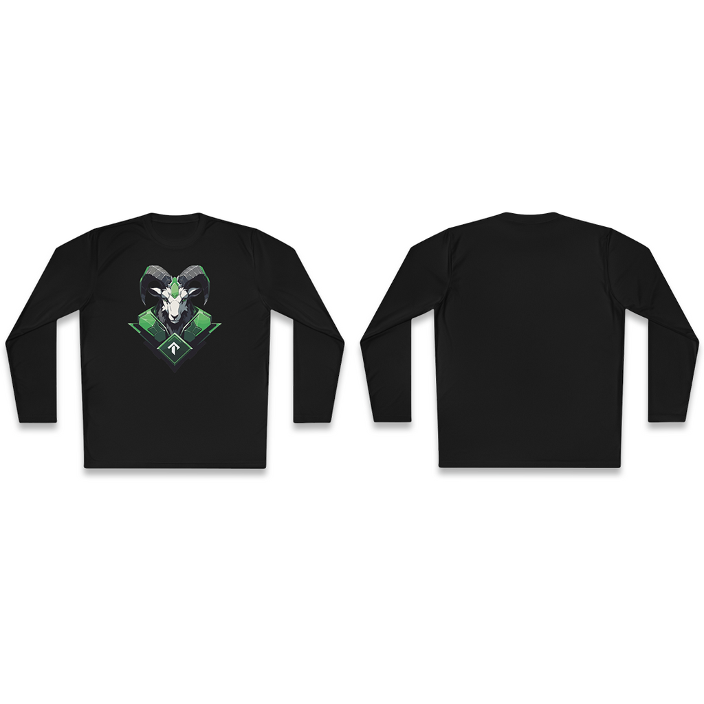 100%纯棉长袖T恤 | Mascot-Goat-011 