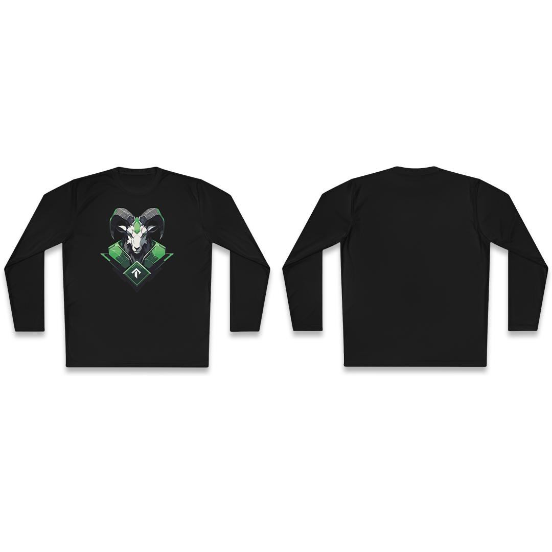 100%纯棉长袖T恤 | Mascot-Goat-011 