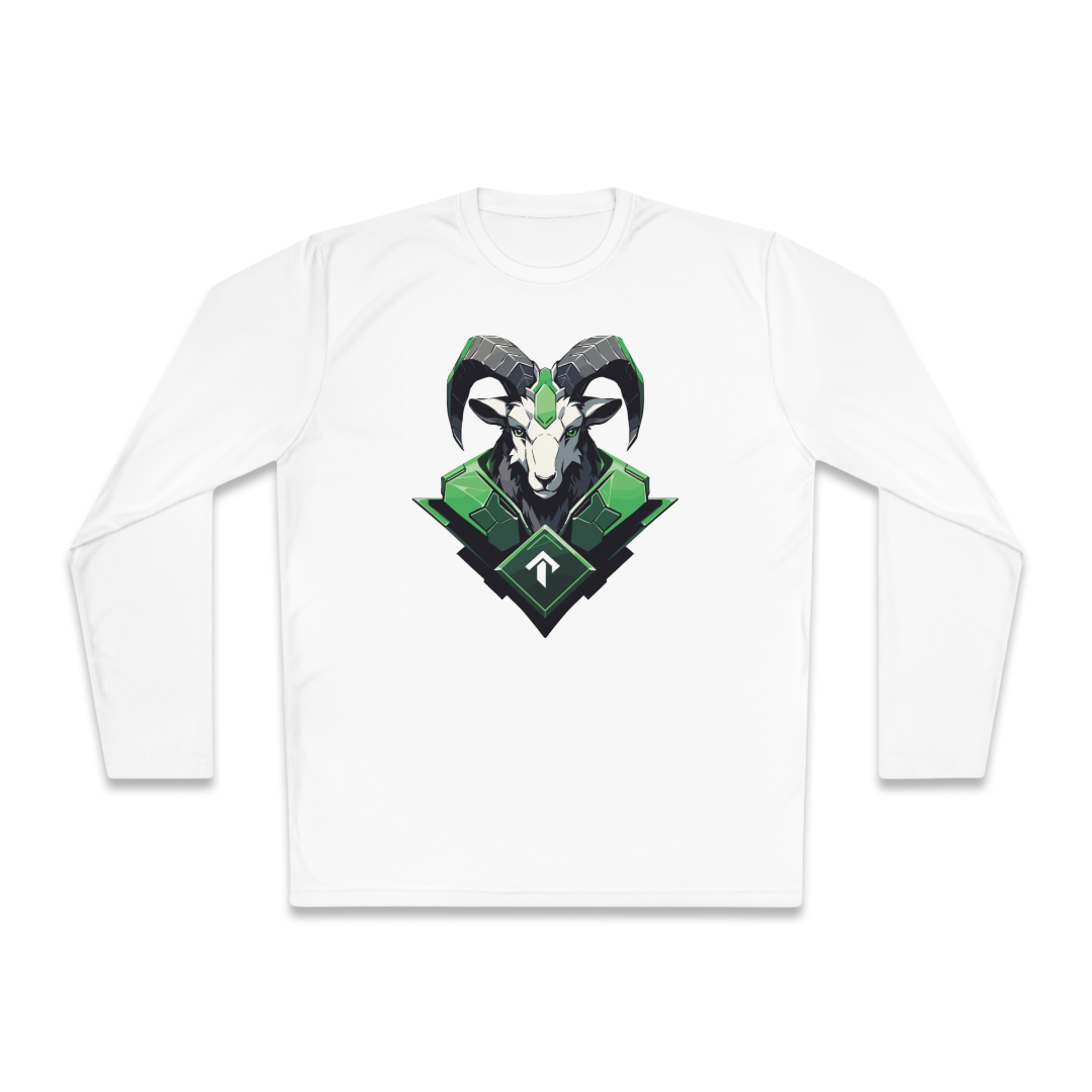 100%纯棉长袖T恤 | Mascot-Goat-011 