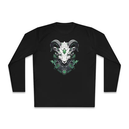 100% Cotton Long Sleeve Tee | Mascot-Goat-012