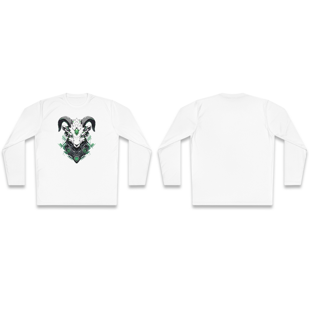 100%纯棉长袖T恤 | Mascot-Goat-012 
