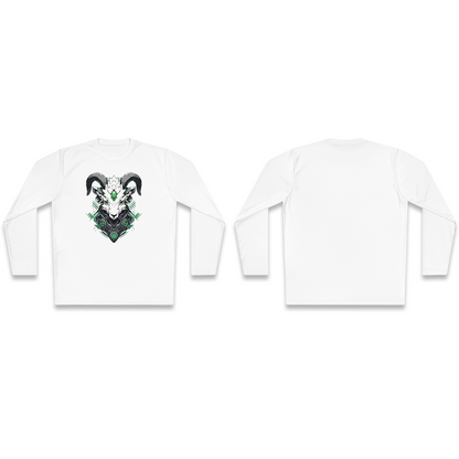 100% Cotton Long Sleeve Tee | Mascot-Goat-012