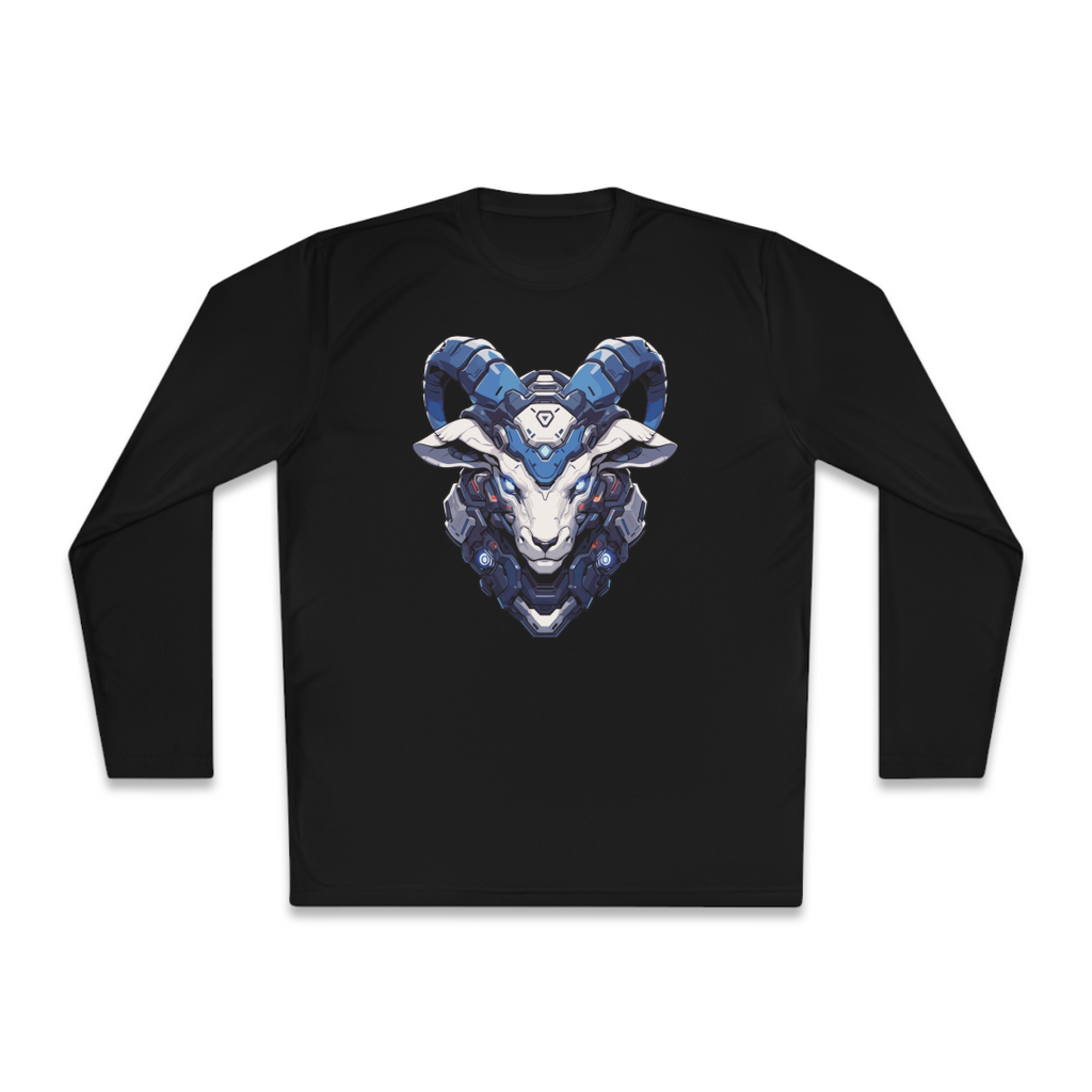 100%纯棉长袖T恤 | Mascot-Goat-013 