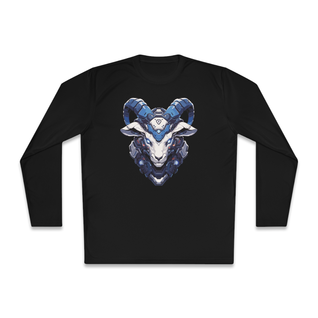 100%纯棉长袖T恤 | Mascot-Goat-013 