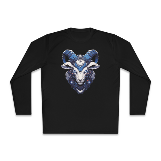 100% Cotton Long Sleeve Tee | Mascot-Goat-013