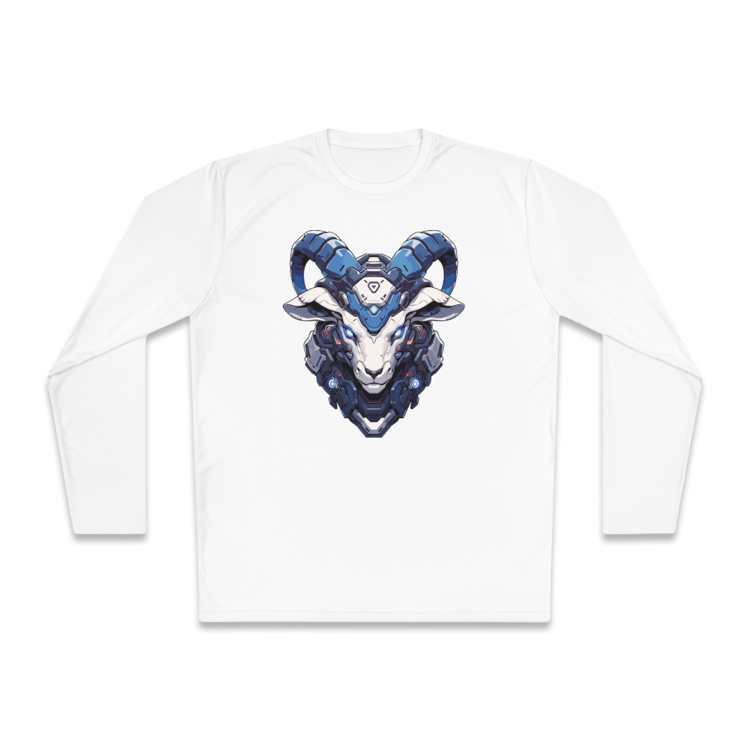 100%纯棉长袖T恤 | Mascot-Goat-013 