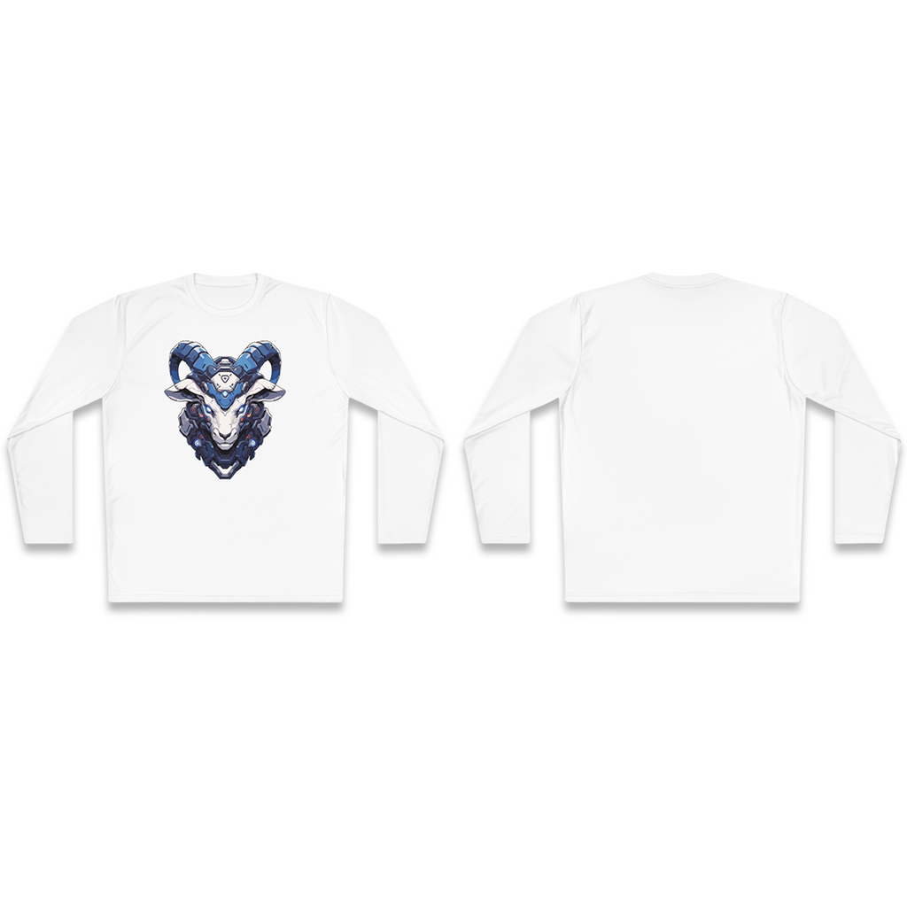 100%纯棉长袖T恤 | Mascot-Goat-013 