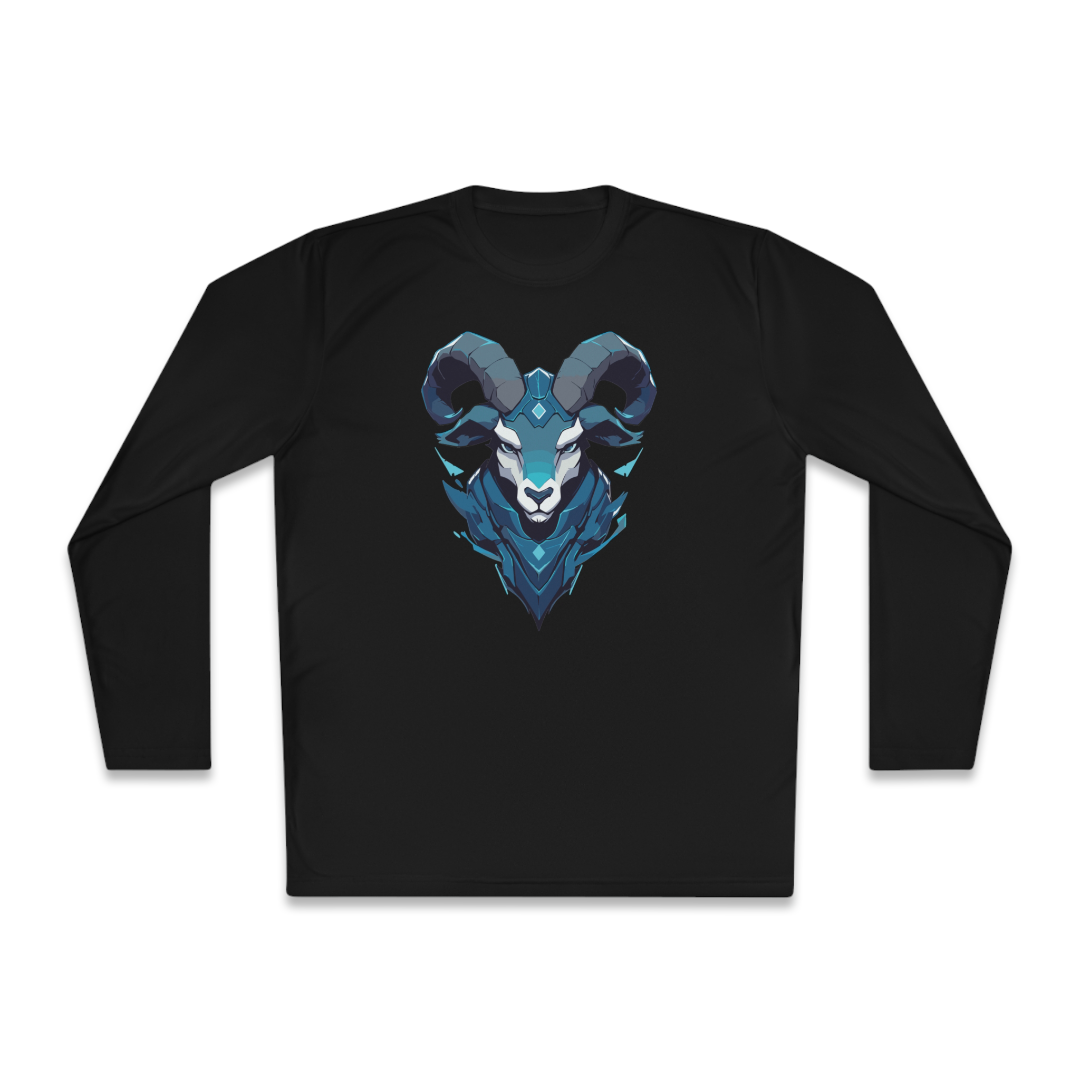 100%纯棉长袖T恤 | Mascot-Goat-014 