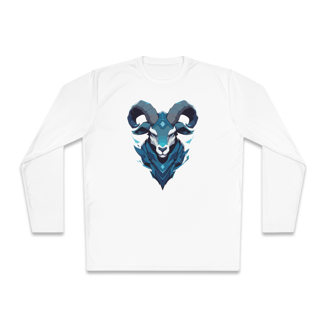 100% Cotton Long Sleeve Tee | Mascot-Goat-014