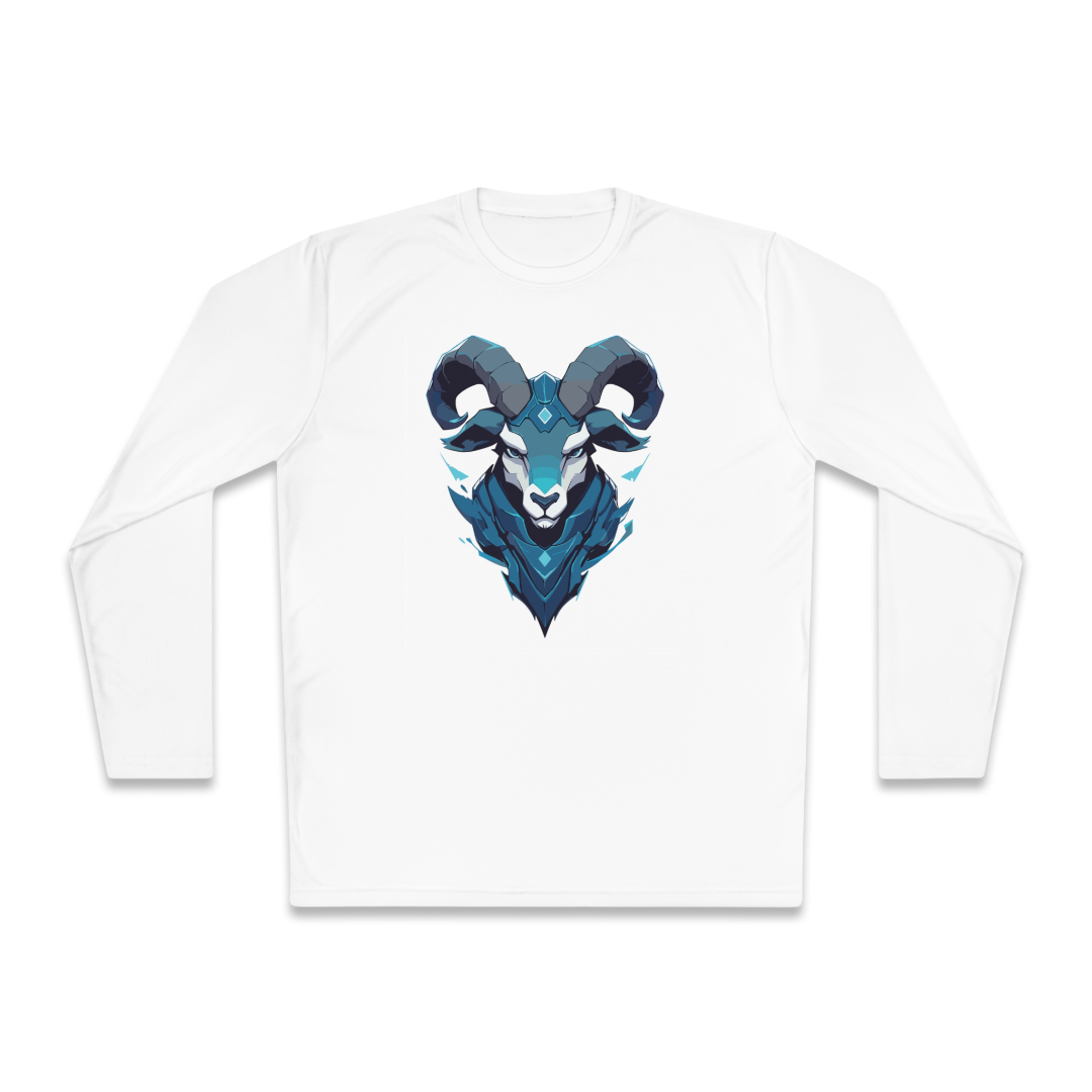 100%纯棉长袖T恤 | Mascot-Goat-014 