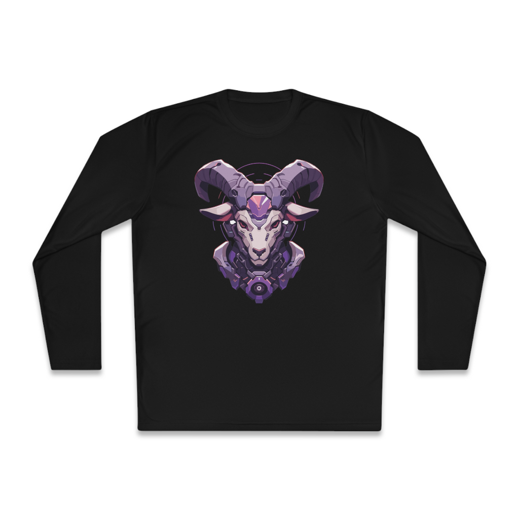 100%纯棉长袖T恤 | Mascot-Goat-015 