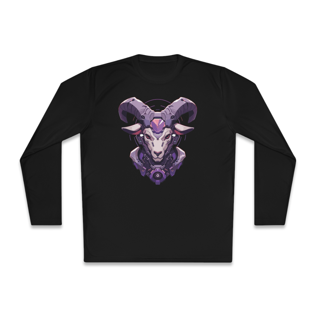 100%纯棉长袖T恤 | Mascot-Goat-015 