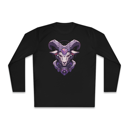 100% Cotton Long Sleeve Tee | Mascot-Goat-015