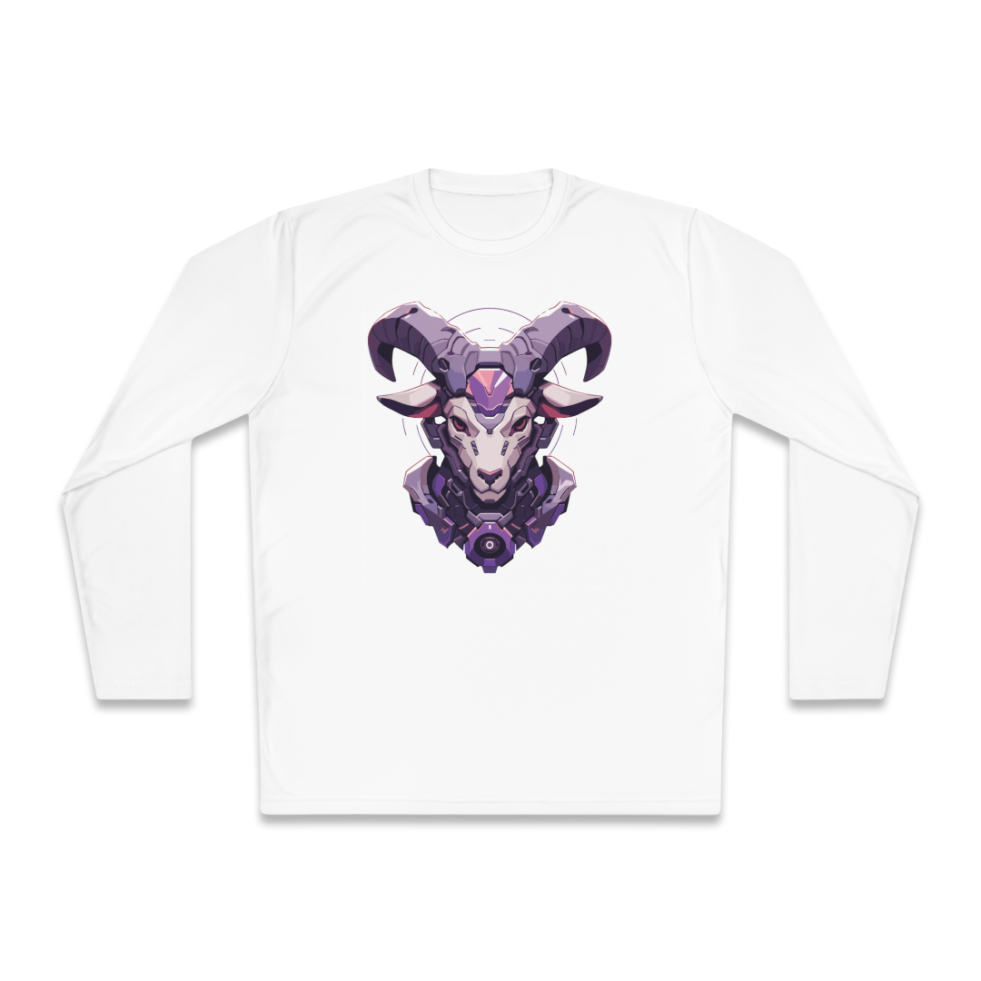 100%纯棉长袖T恤 | Mascot-Goat-015 