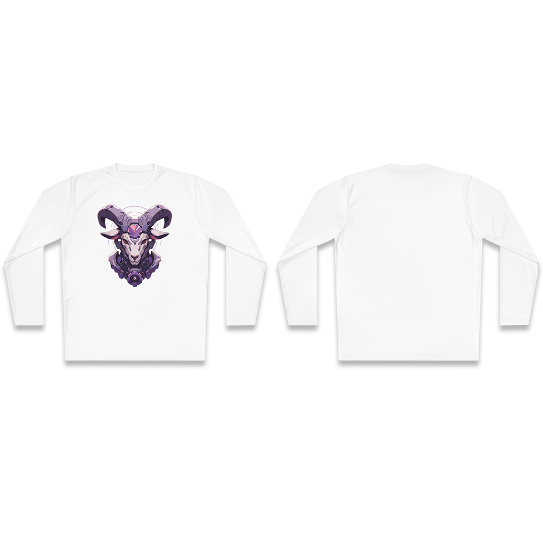 100%纯棉长袖T恤 | Mascot-Goat-015 