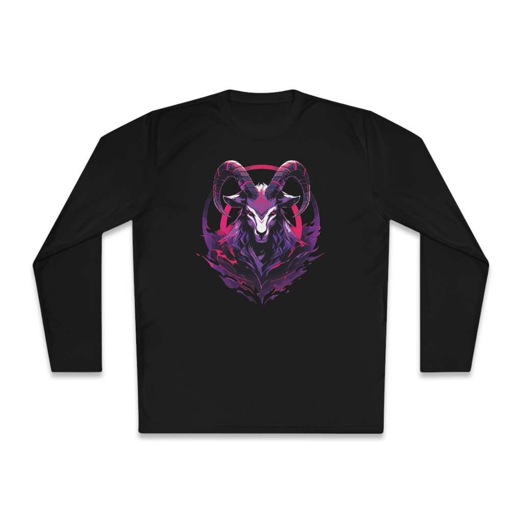 100%纯棉长袖T恤 | Mascot-Goat-016 