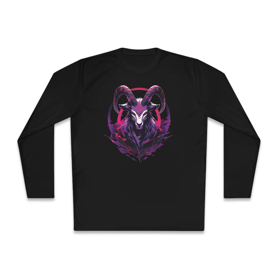 100%纯棉长袖T恤 | Mascot-Goat-016 
