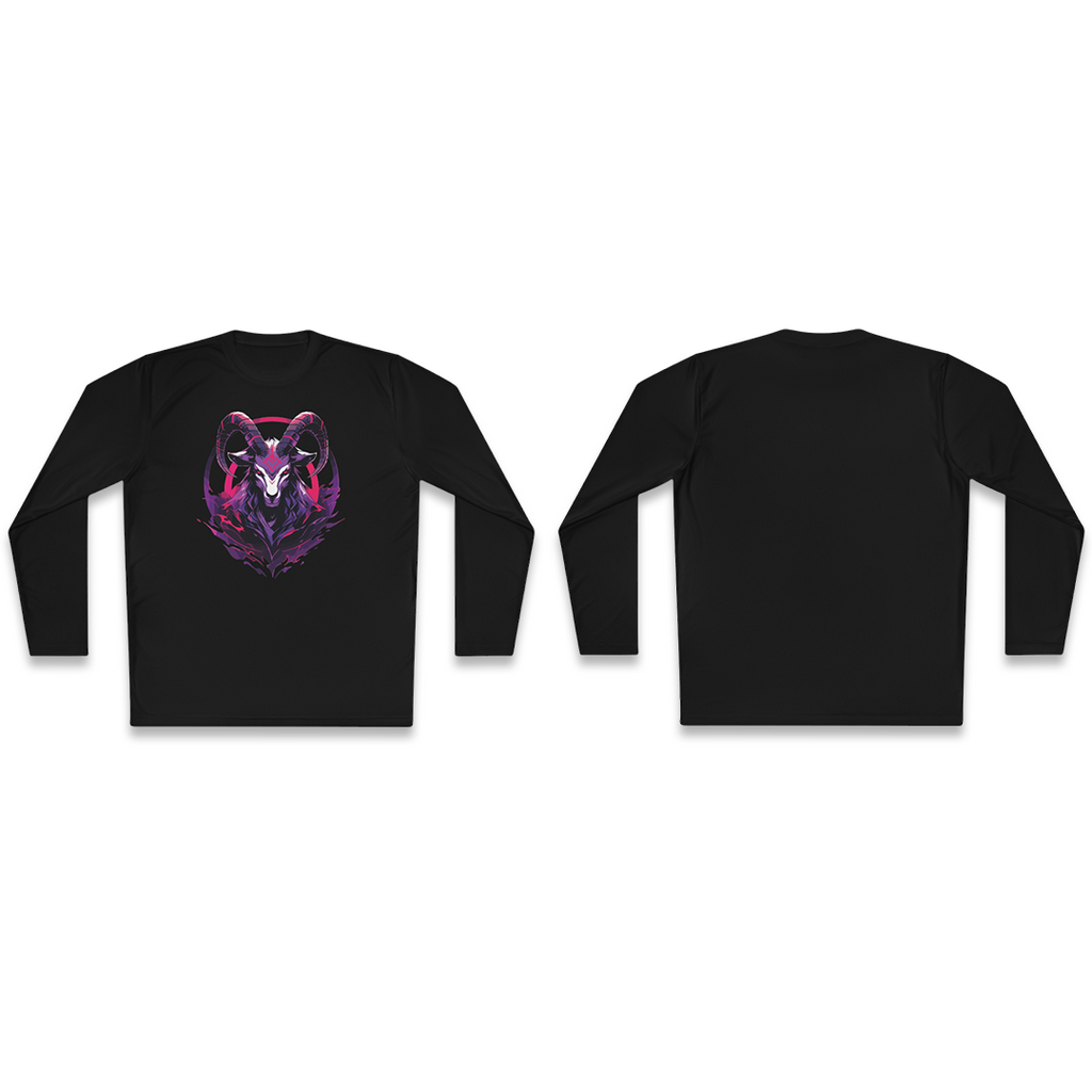 100%纯棉长袖T恤 | Mascot-Goat-016 